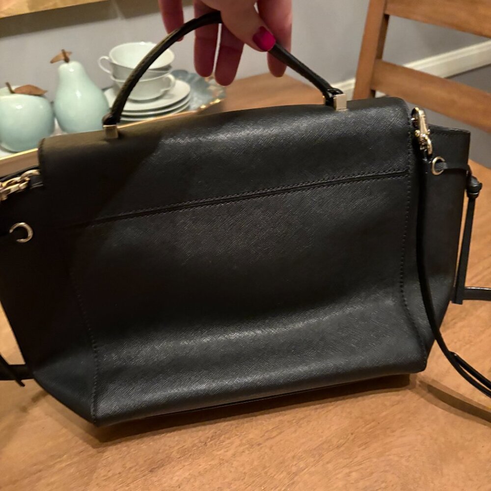 NWOT Kate Spade Black Lilah Laurel Way Crossbody/Satchel - Picture 6 of 8